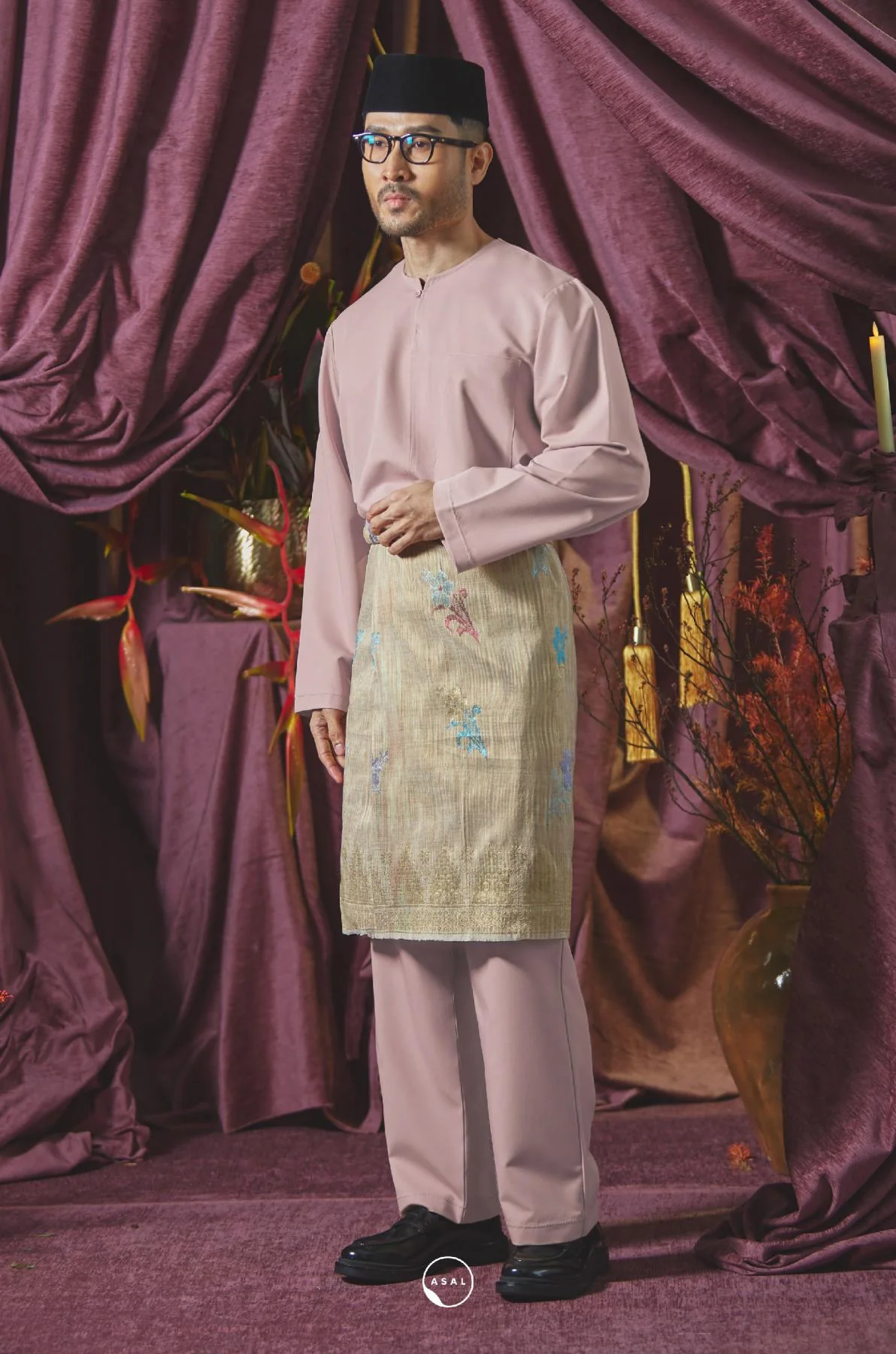 ADHIRAJ IN MAUVE CHALK - Image 3