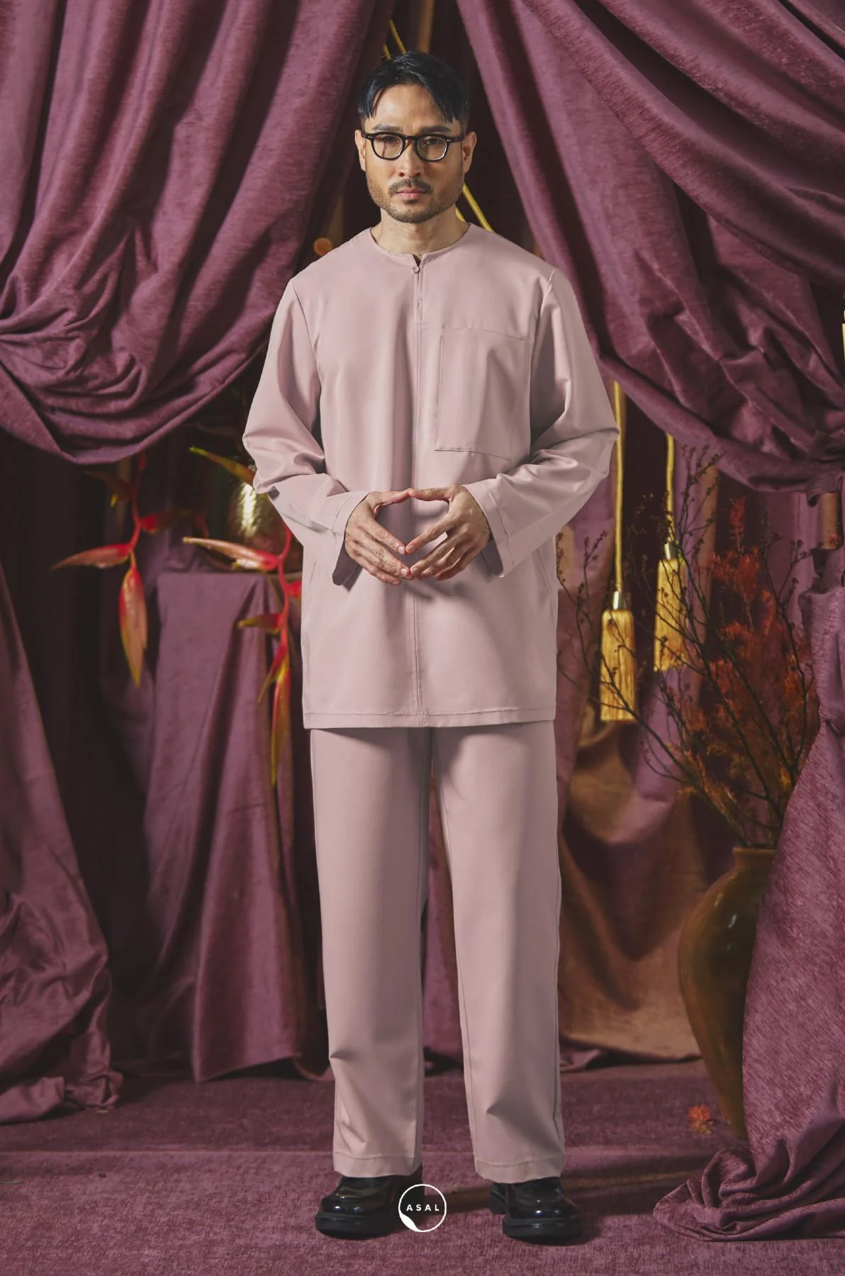 ADHIRAJ IN MAUVE CHALK - Image 4