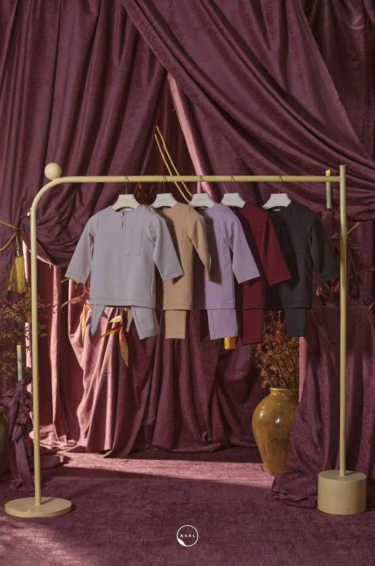 ADHIRAJ KIDS IN SHEER LILAC - Image 4