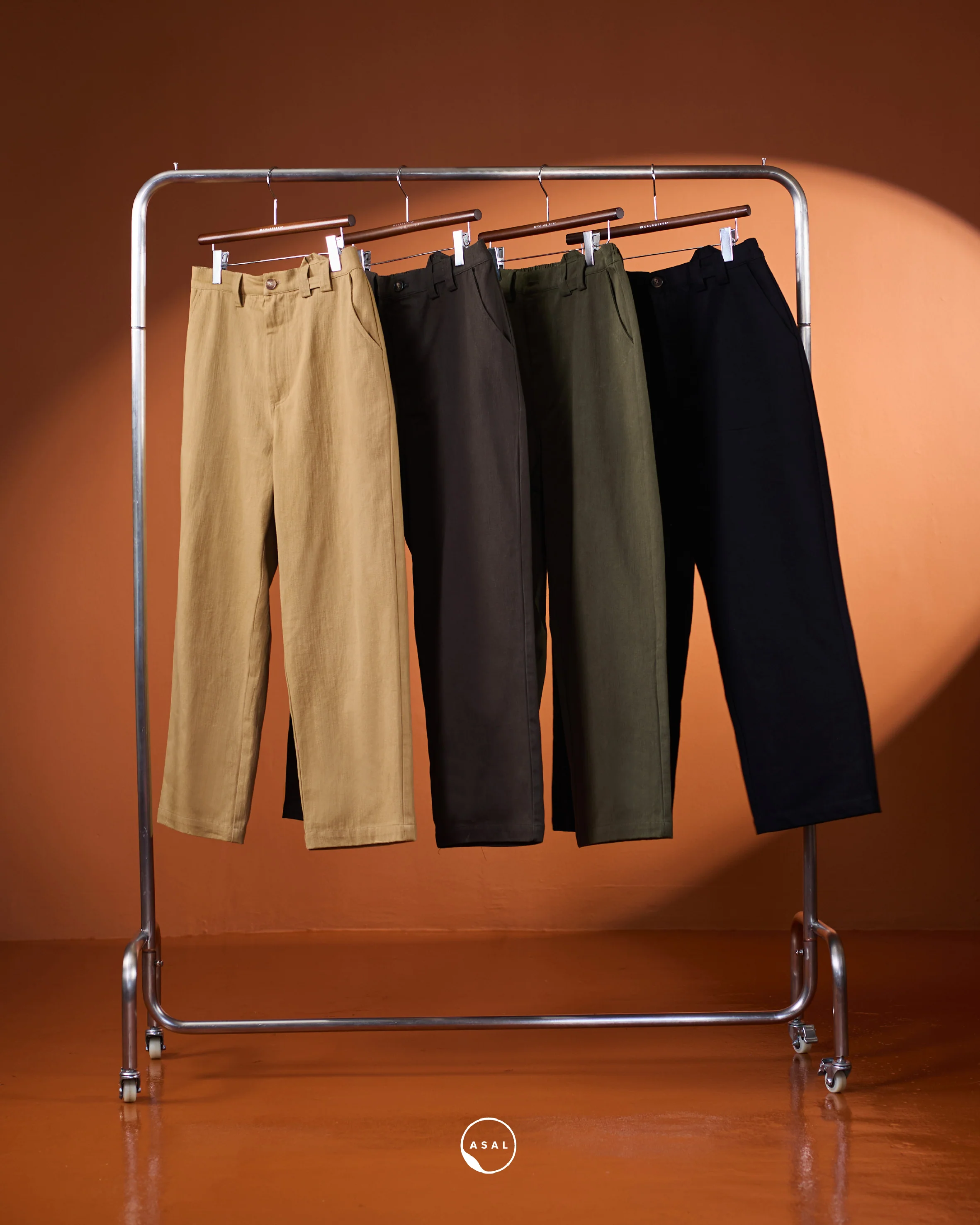 ASAL BARREL PANTS IN OLIVE NIGHT - Image 4