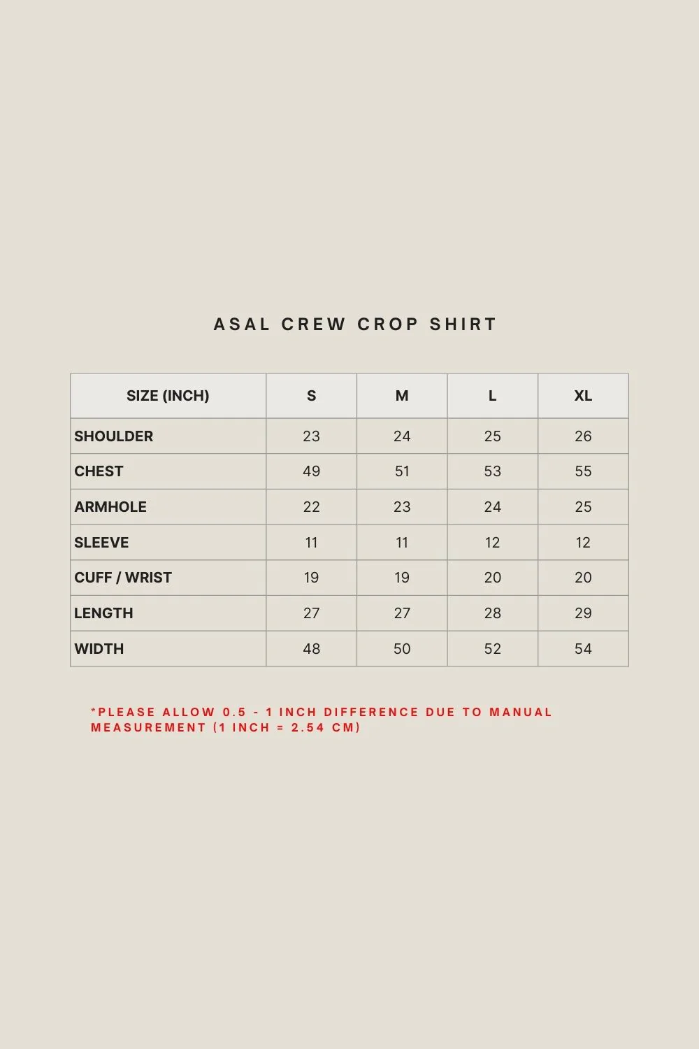 ASAL CREW CROP SHIRT IN AC01 - Image 5