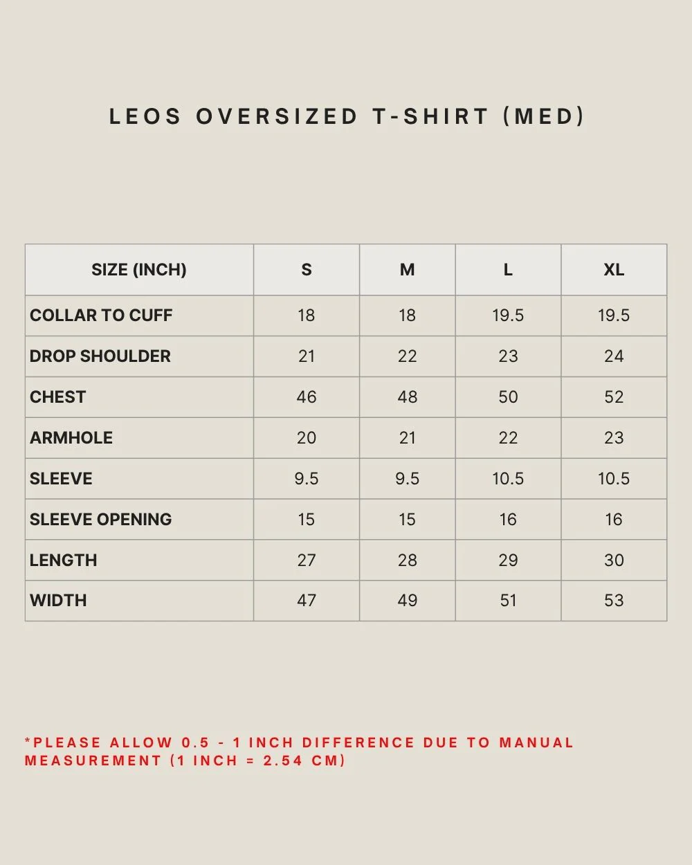 ASAL LEOS OVERSIZED T-SHIRT (MED) IN BLACK - Image 5