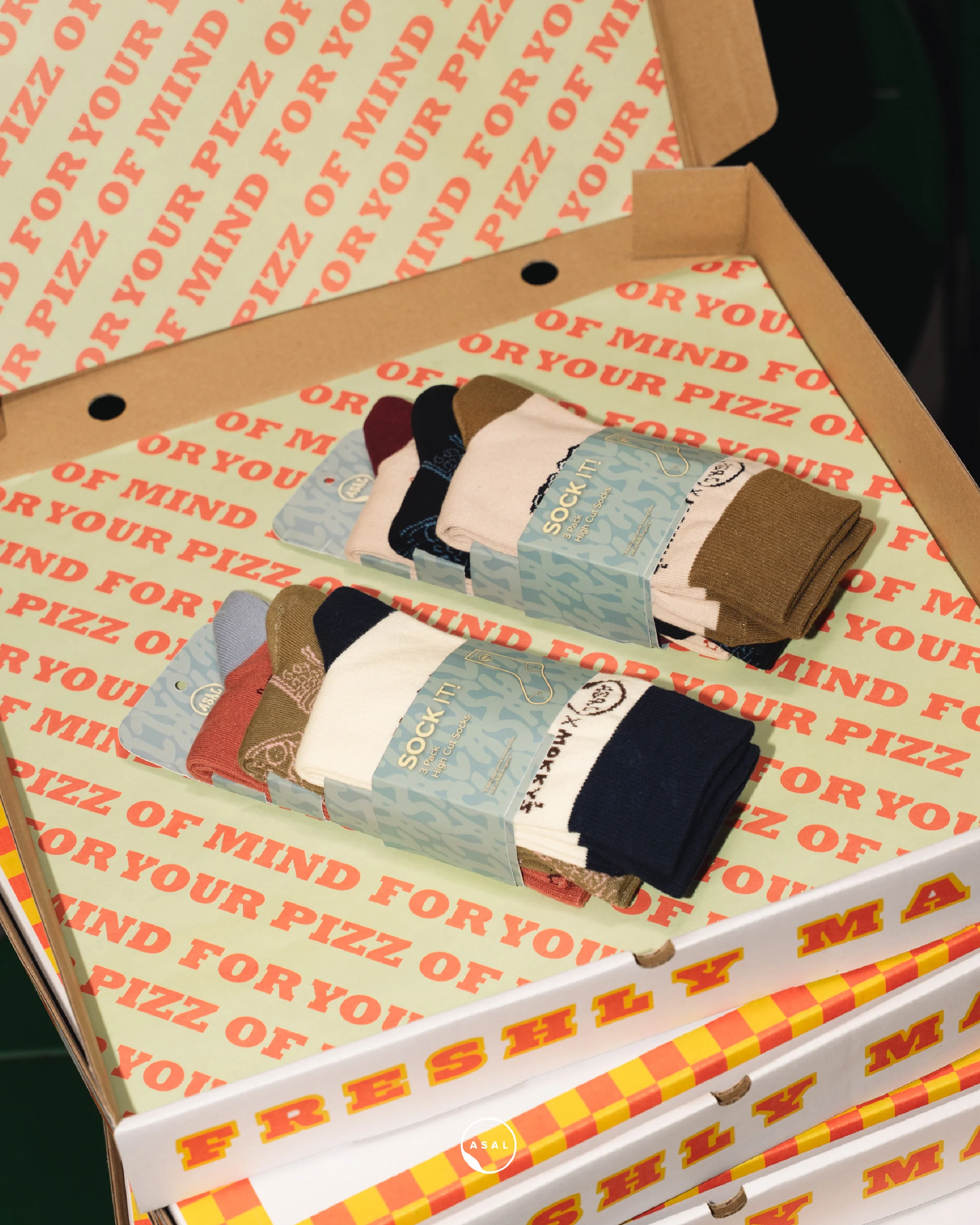 ASAL X MOKKY'S ROMANO SOCKS IN SET B - Image 4