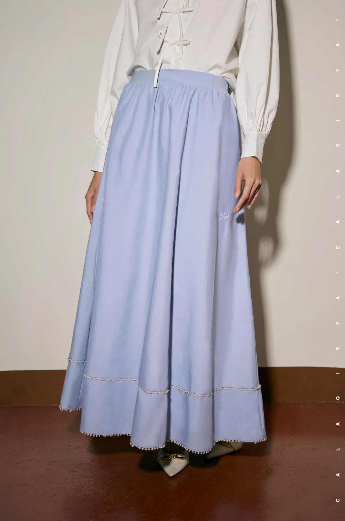 BETTE SKIRT IN PURPLE HEATHER