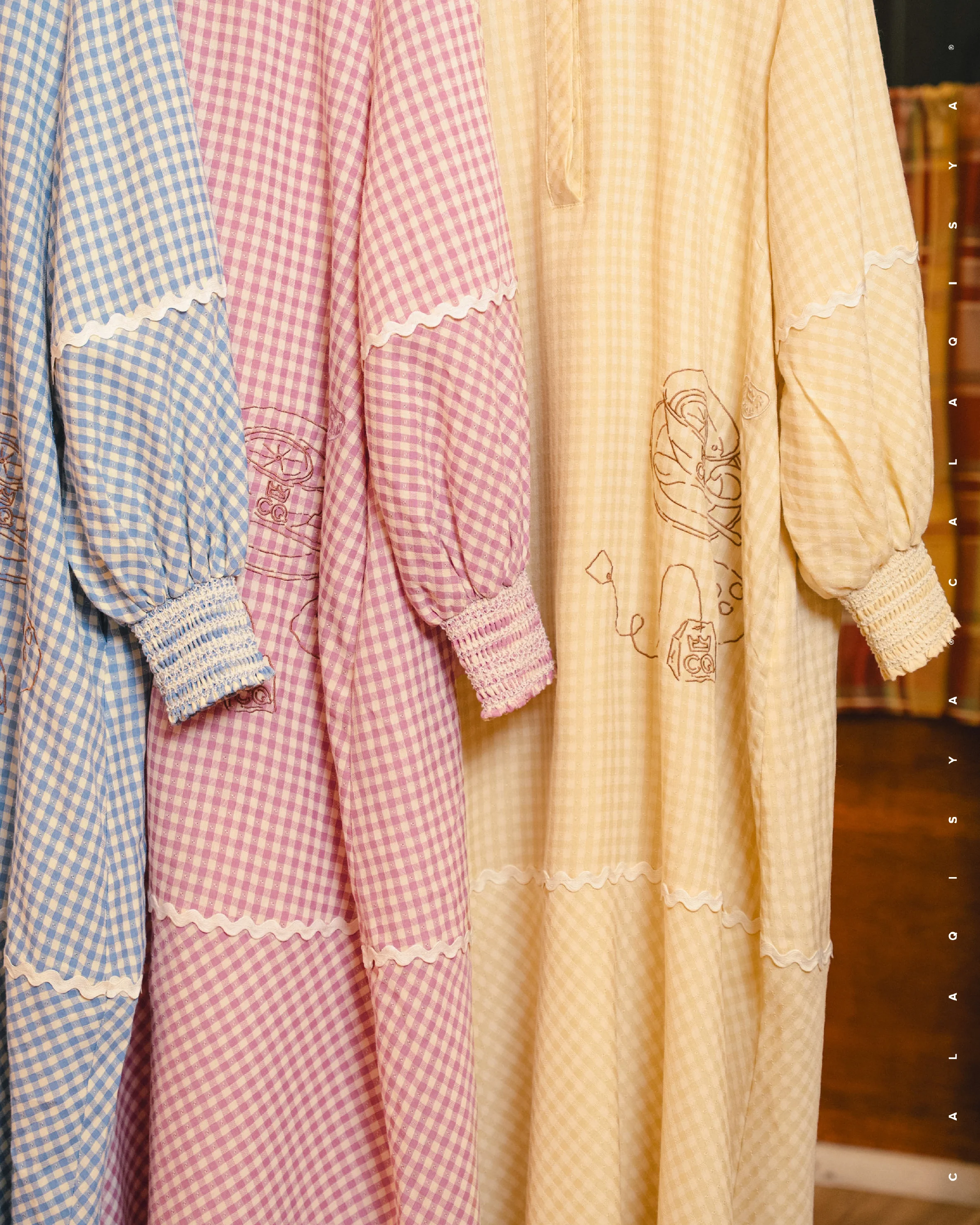 BFSCT CHECKERED DRESS IN LOLITE - Image 4