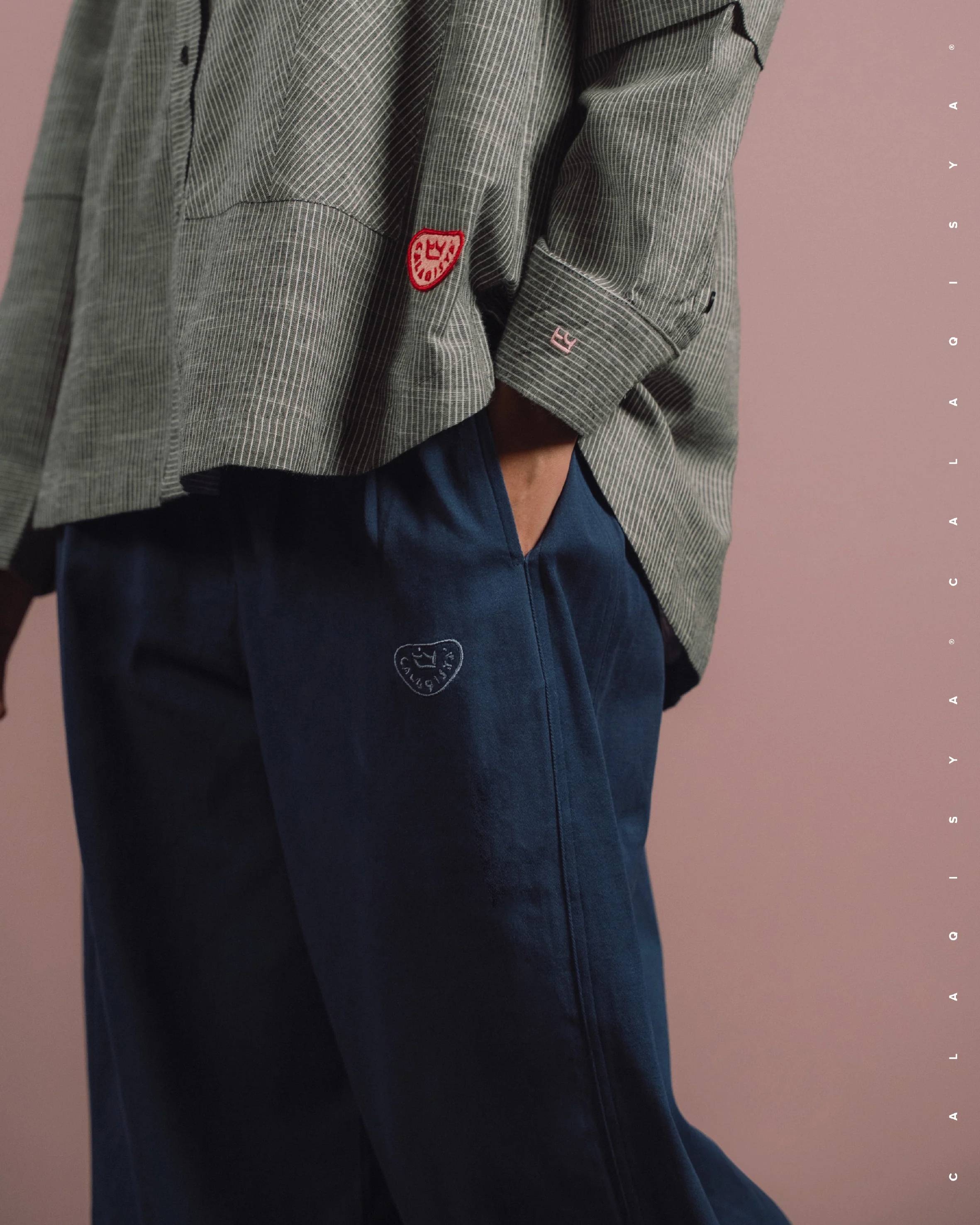 BFSCT COCOON PANTS IN MEDIEVAL BLUE - Image 3