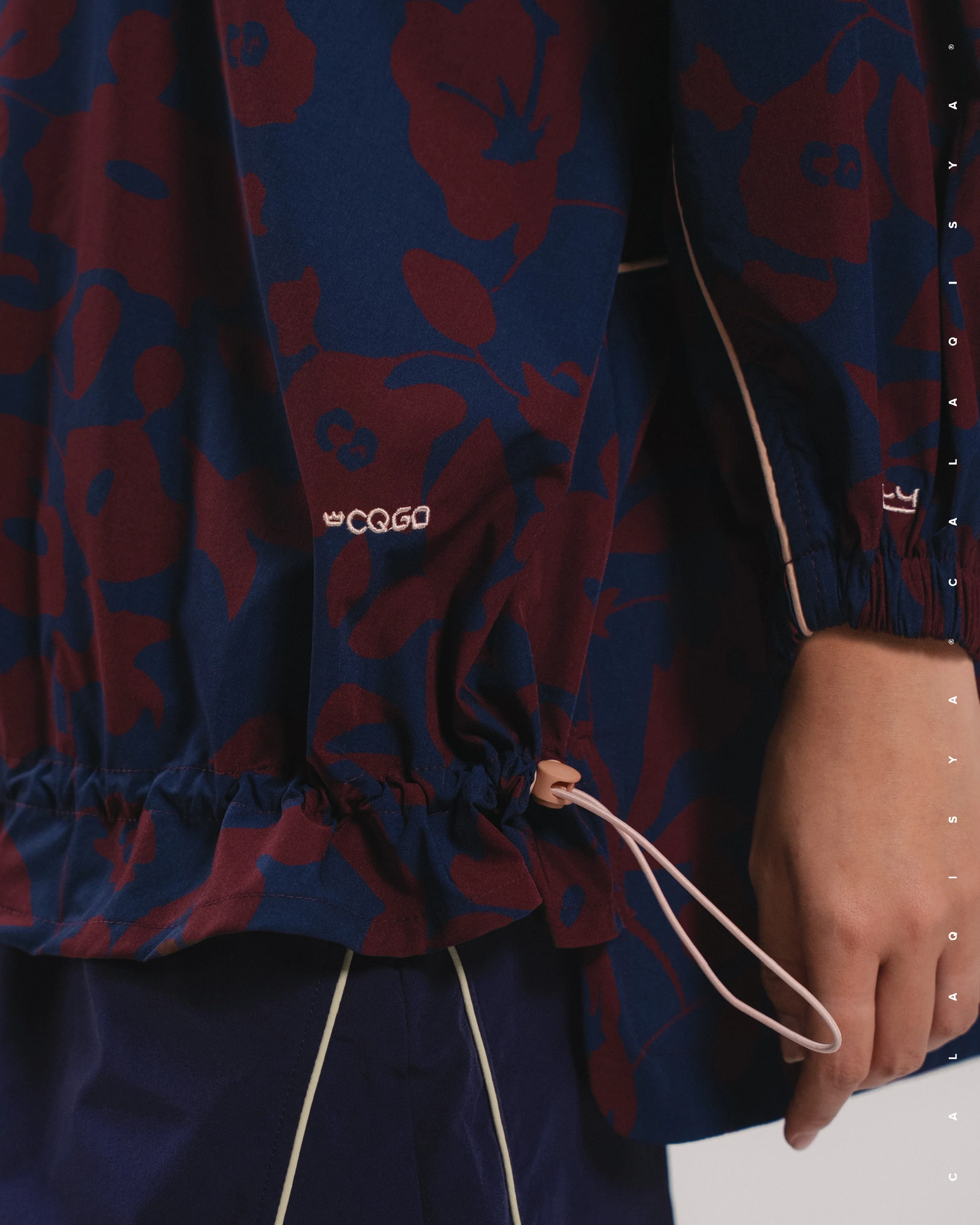 CQ GO QUINN PRINTED PARKA IN PORT ROYALE - Image 4