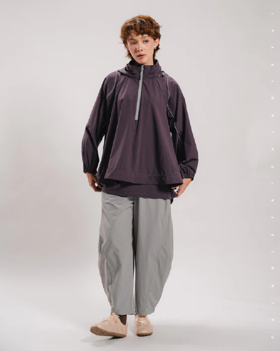CQ GO RUFFLE PARKA IN HUCKLEBERRY - Image 2