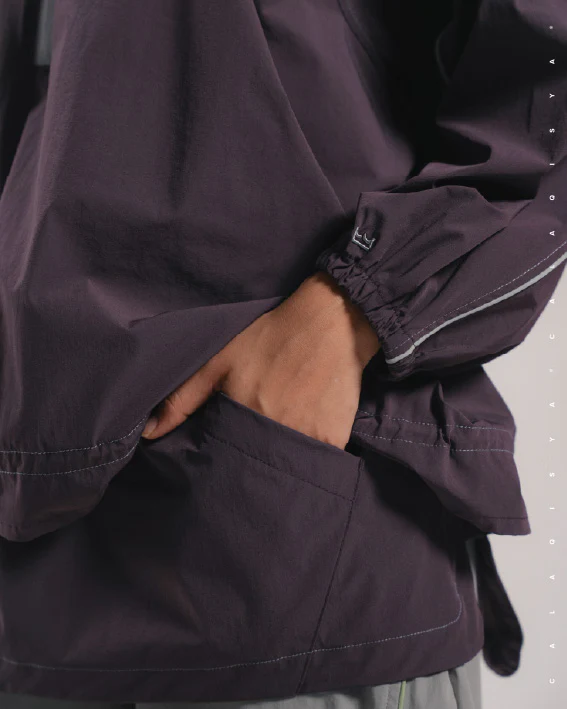 CQ GO RUFFLE PARKA IN HUCKLEBERRY - Image 4
