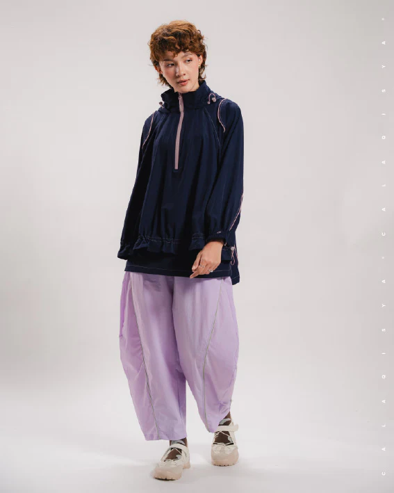 CQ GO RUFFLE PARKA IN INKLING - Image 2