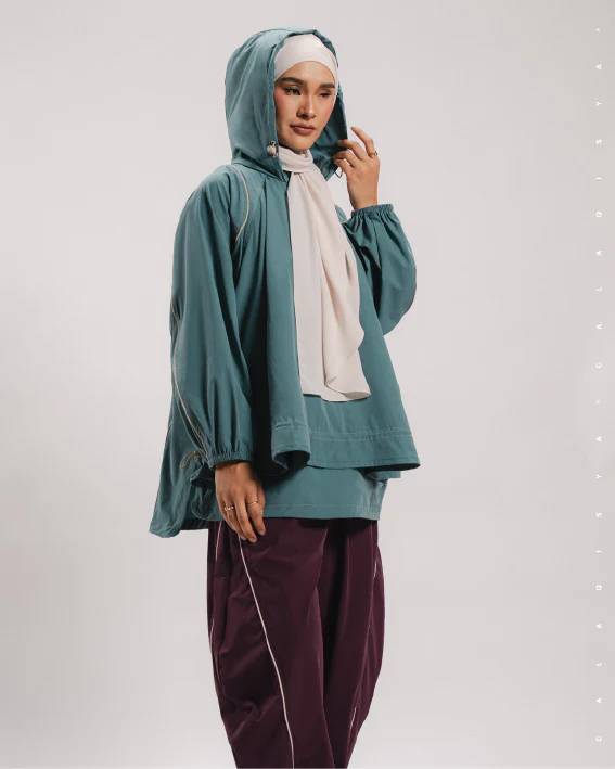 CQ GO RUFFLE PARKA IN TROOPER - Image 2
