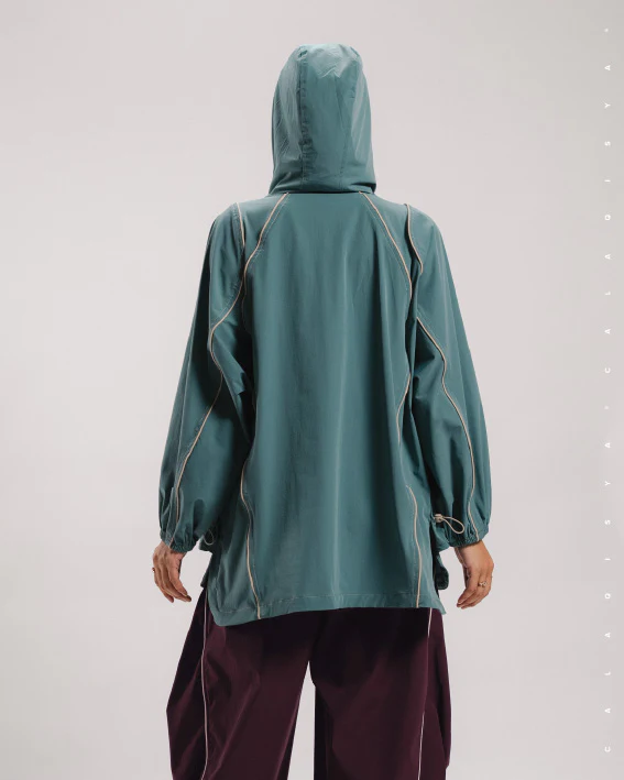 CQ GO RUFFLE PARKA IN TROOPER - Image 3
