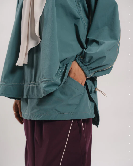 CQ GO RUFFLE PARKA IN TROOPER - Image 4