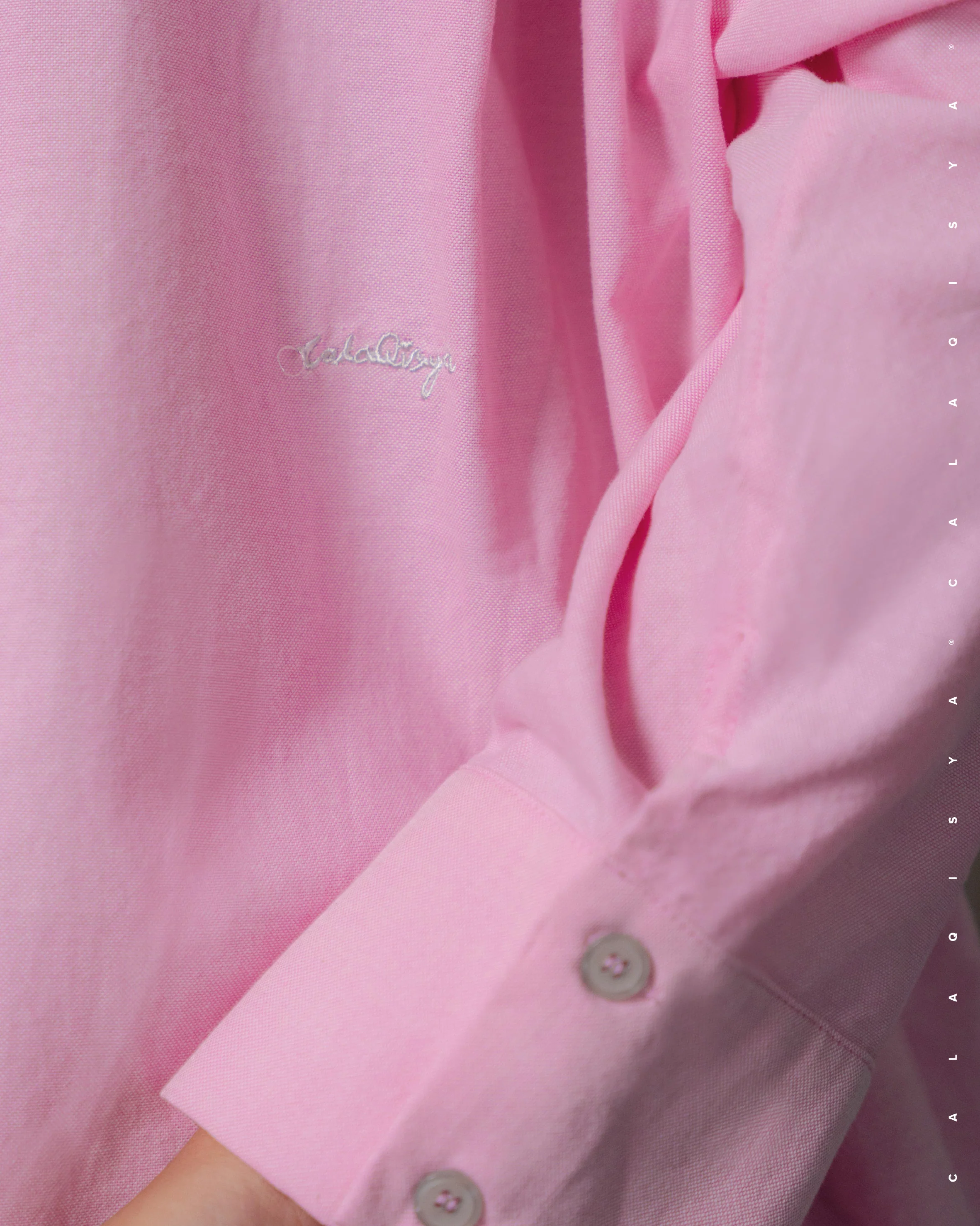 CQ OXFORD SHIRT (100% COTTON) IN PRISM PINK - Image 4