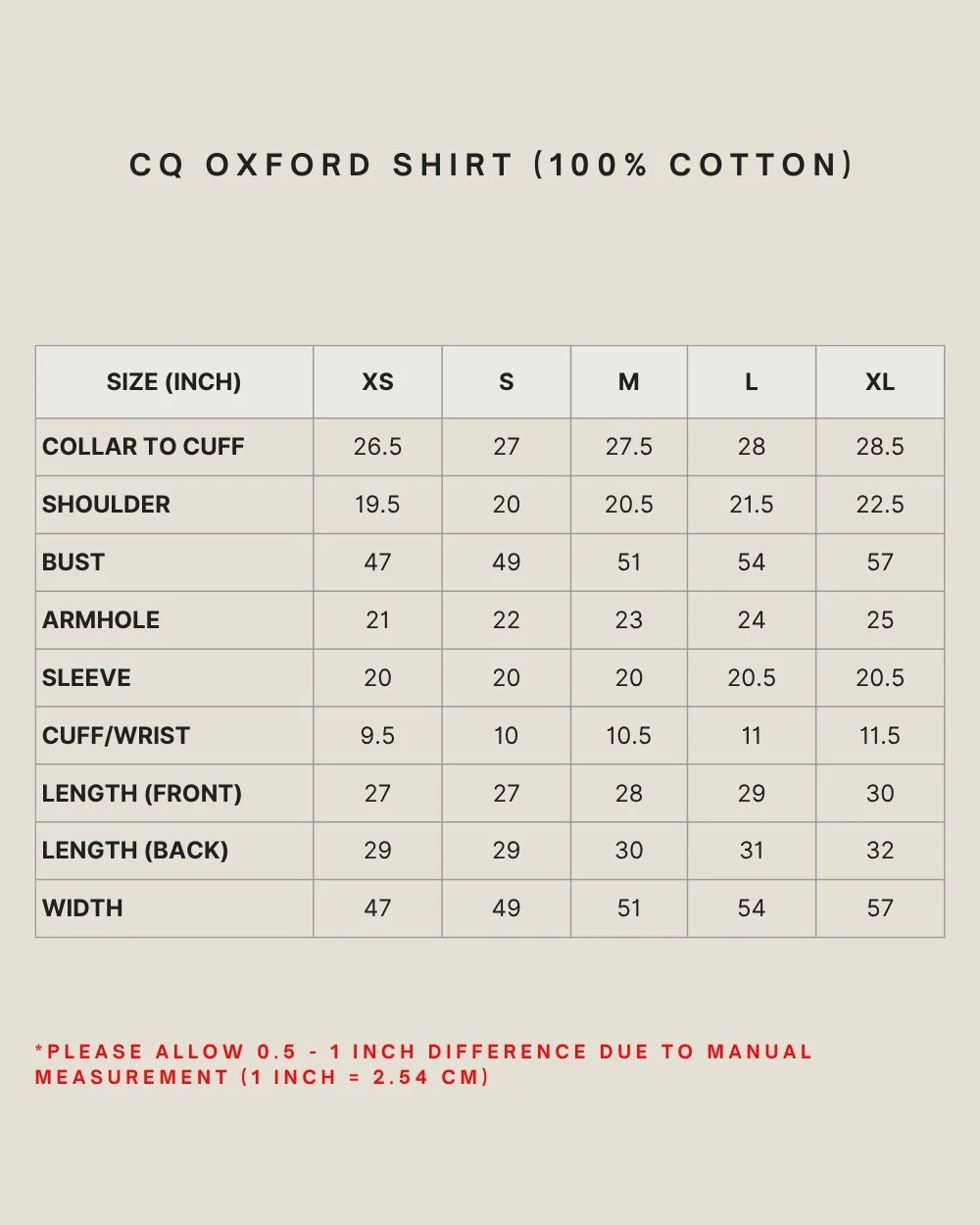 CQ OXFORD SHIRT (100% COTTON) IN BLACK - Image 6