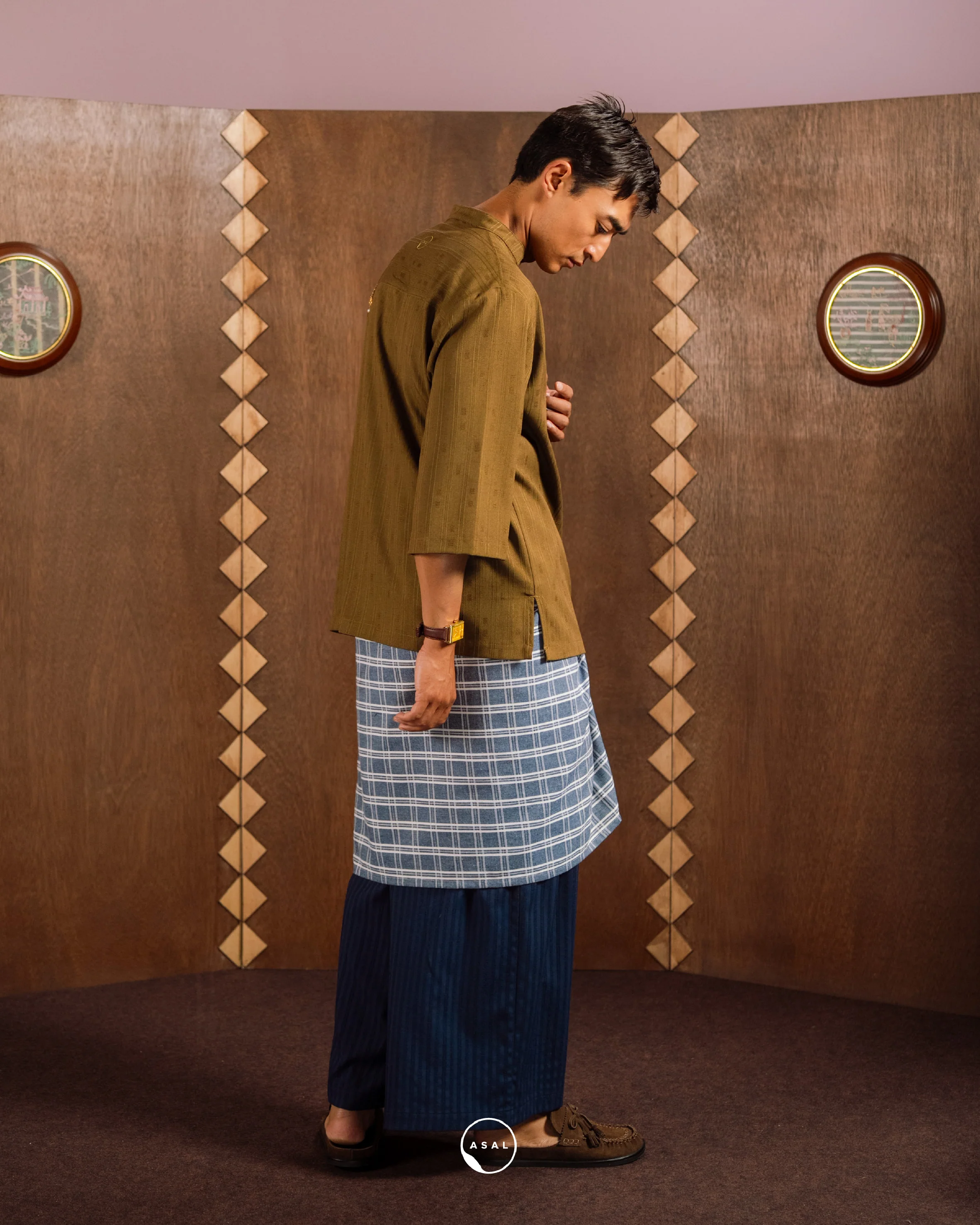 YASA KURTA IN DESERT PALM - Image 3