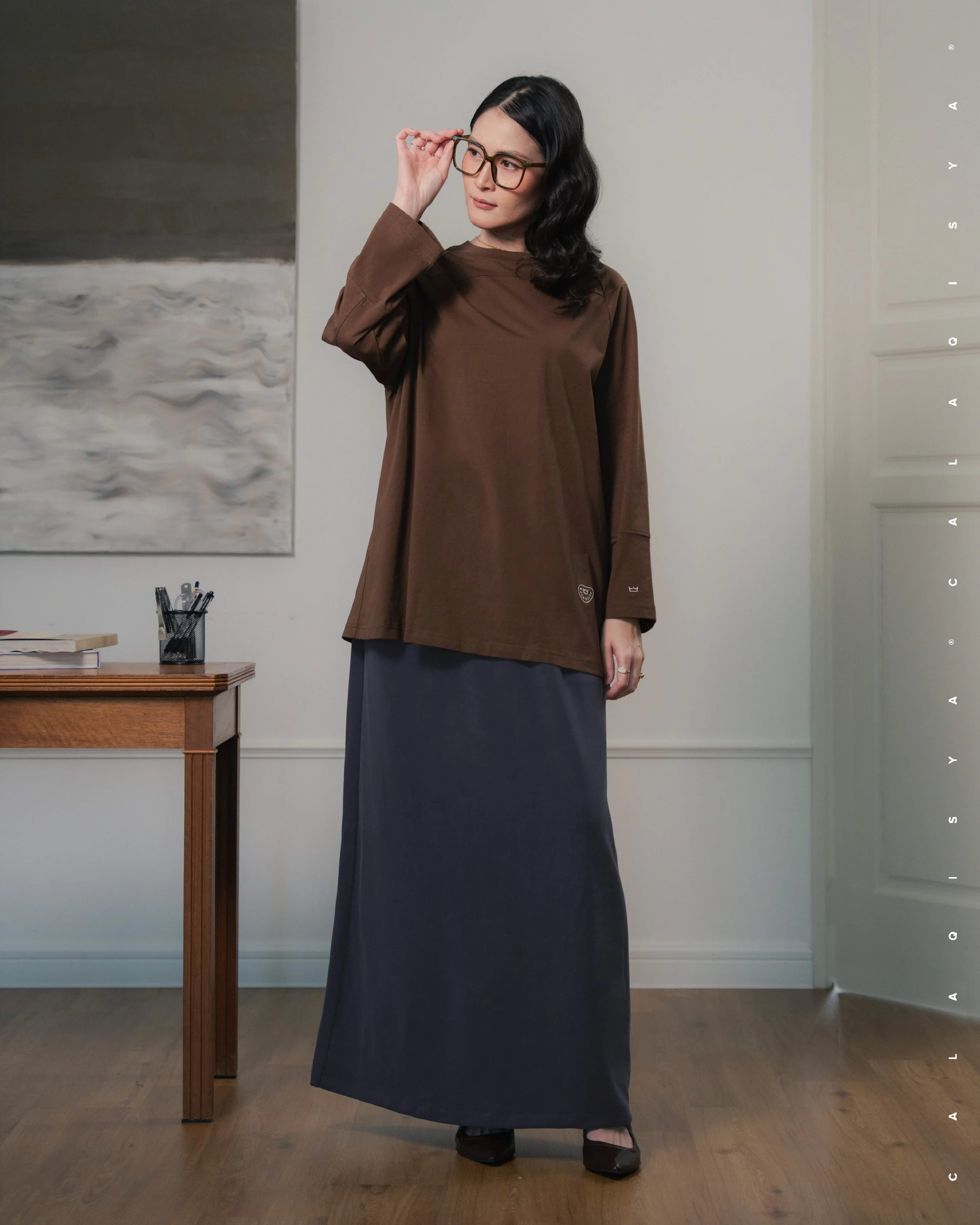 CROSSLINE FLEX TOP IN FRENCH ROAST - Image 3