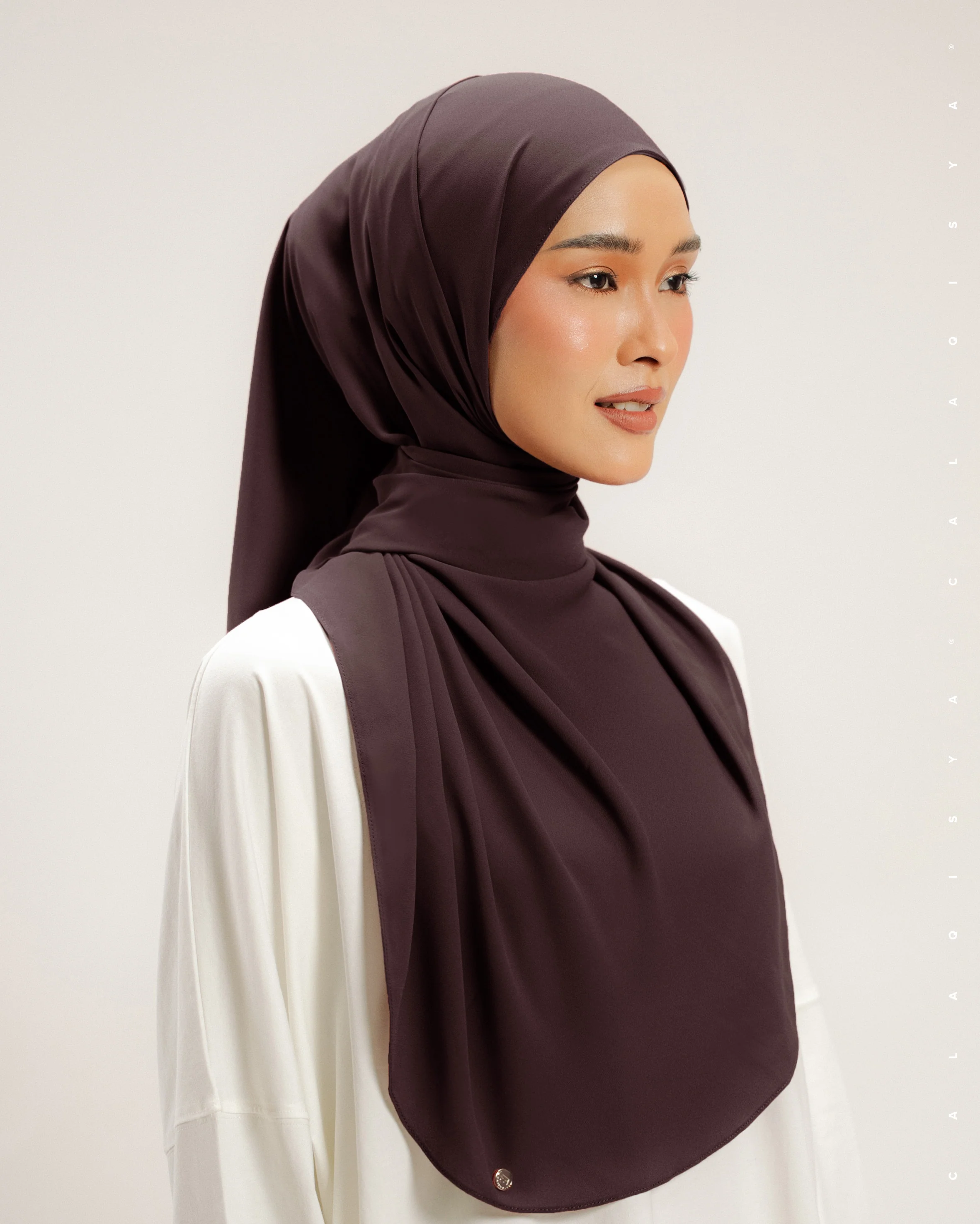 DANIAH SHAWL 2.0 IN CHOCOLATE PLUM