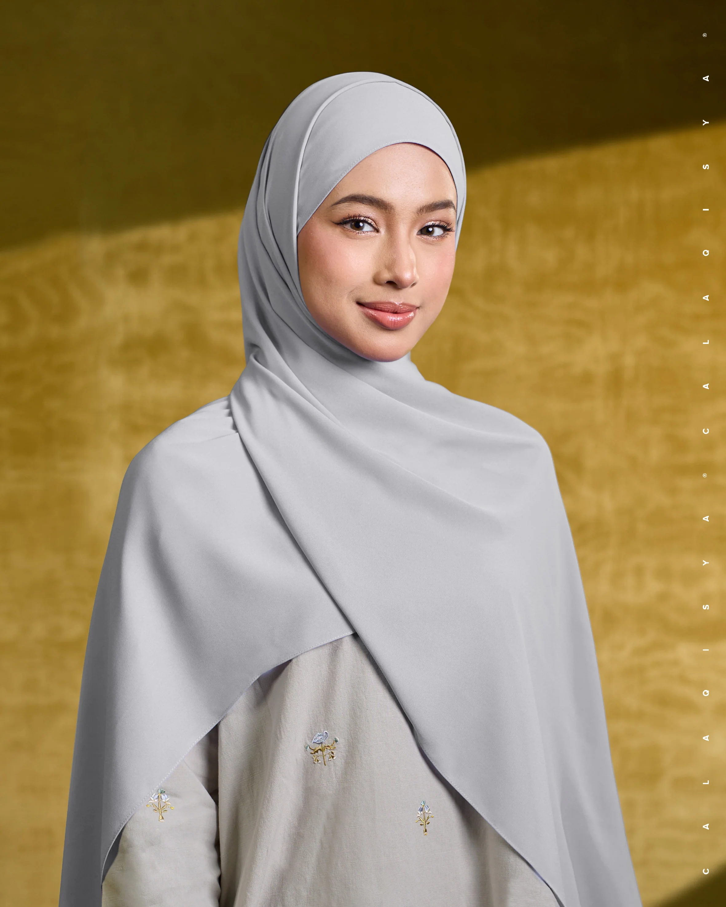 DANIAH SHAWL 2.0 IN GLACIER GREY