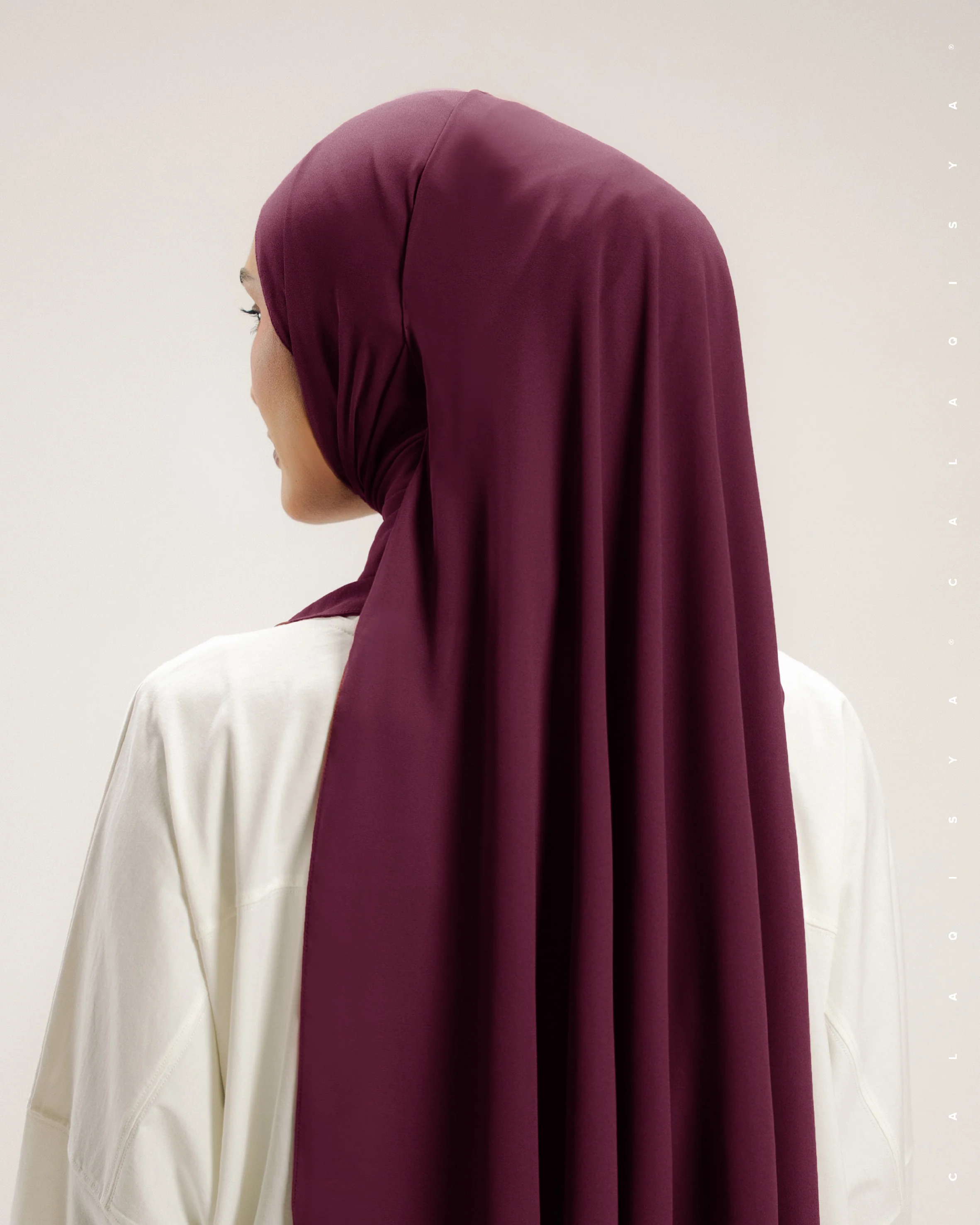 DANIAH SHAWL 2.0 IN PLUM CASPIA - Image 2