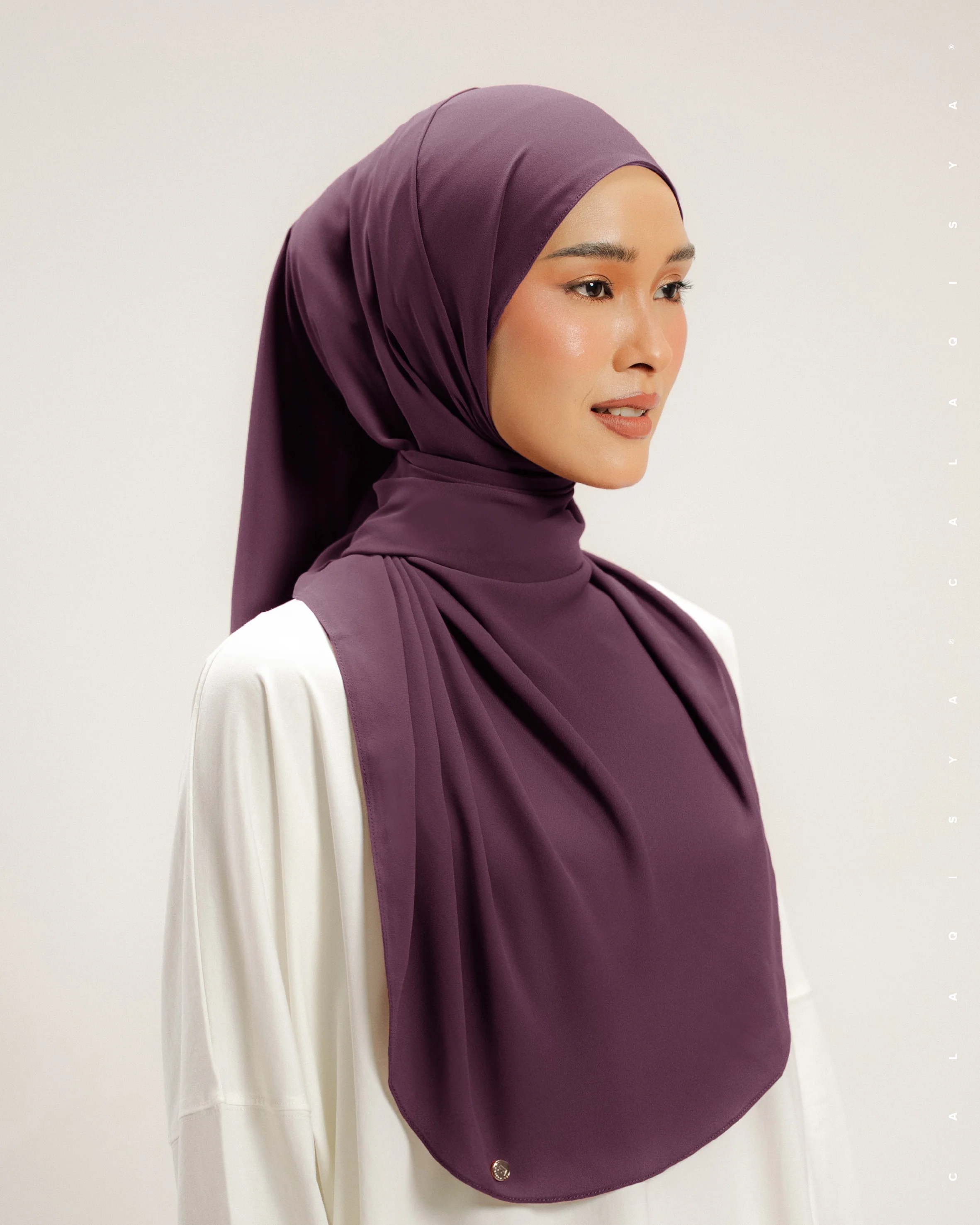 DANIAH SHAWL 2.0 IN PRUNE PURPLE