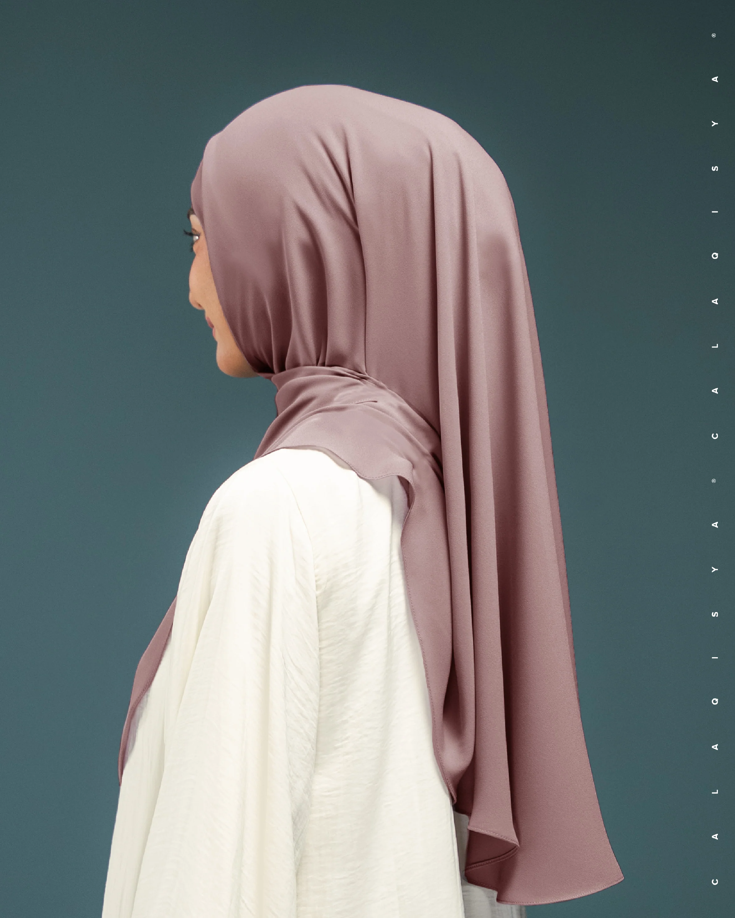 DANIAH TIE BACK UNDERCHIN IN TWILIGHT MAUVE - Image 2