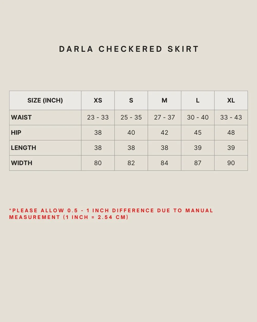 DARLA CHECKERED SKIRT IN BLACK - Image 6