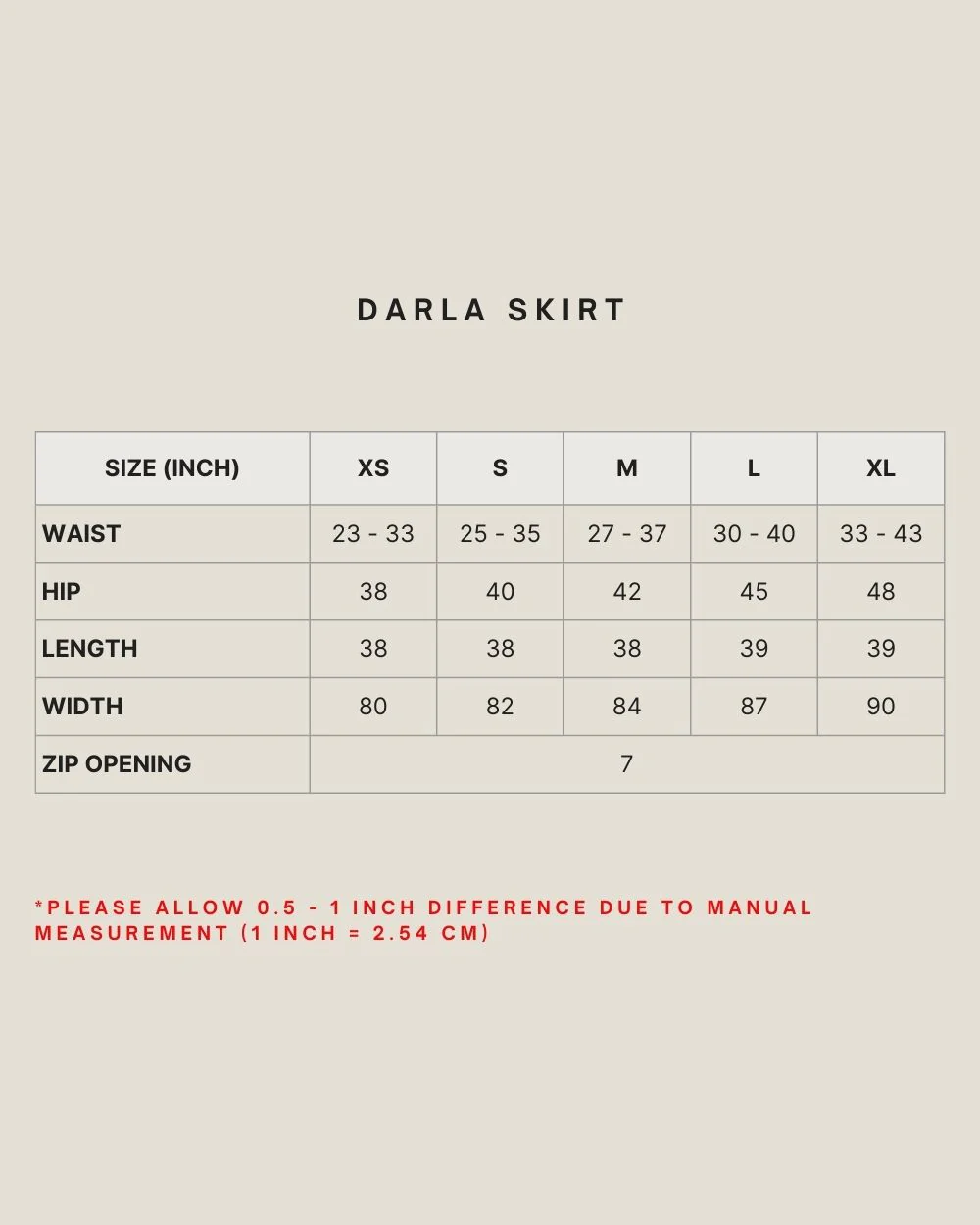 DARLA SKIRT (100% COTTON) IN HOT CHOCOLATE - Image 5
