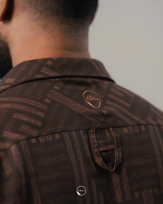 ASAL DEPT SHIRT IN CHOCOLATE TORTE - Image 4