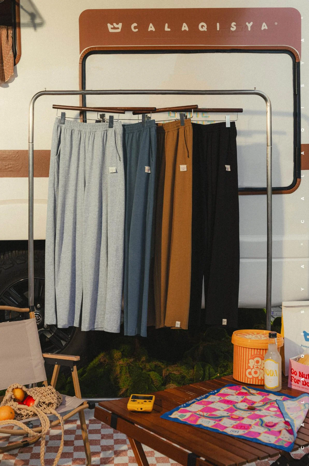 GAME NIGHT BREATHE PANTS IN GOLDEN BROWN - Image 3