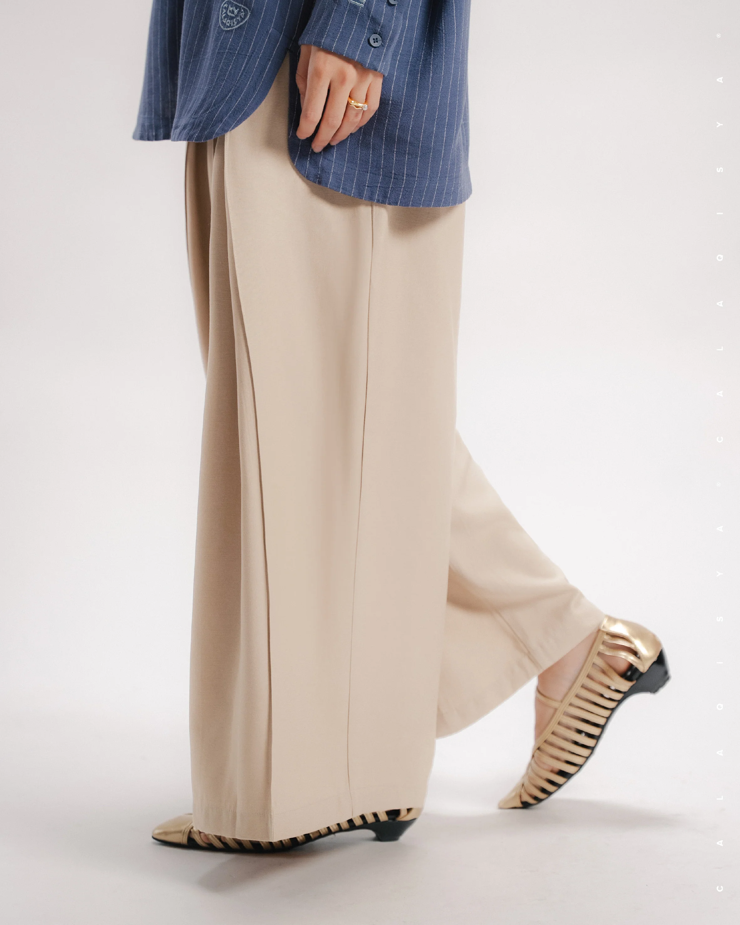 GROVE PANTS IN SEMOLINA - Image 3