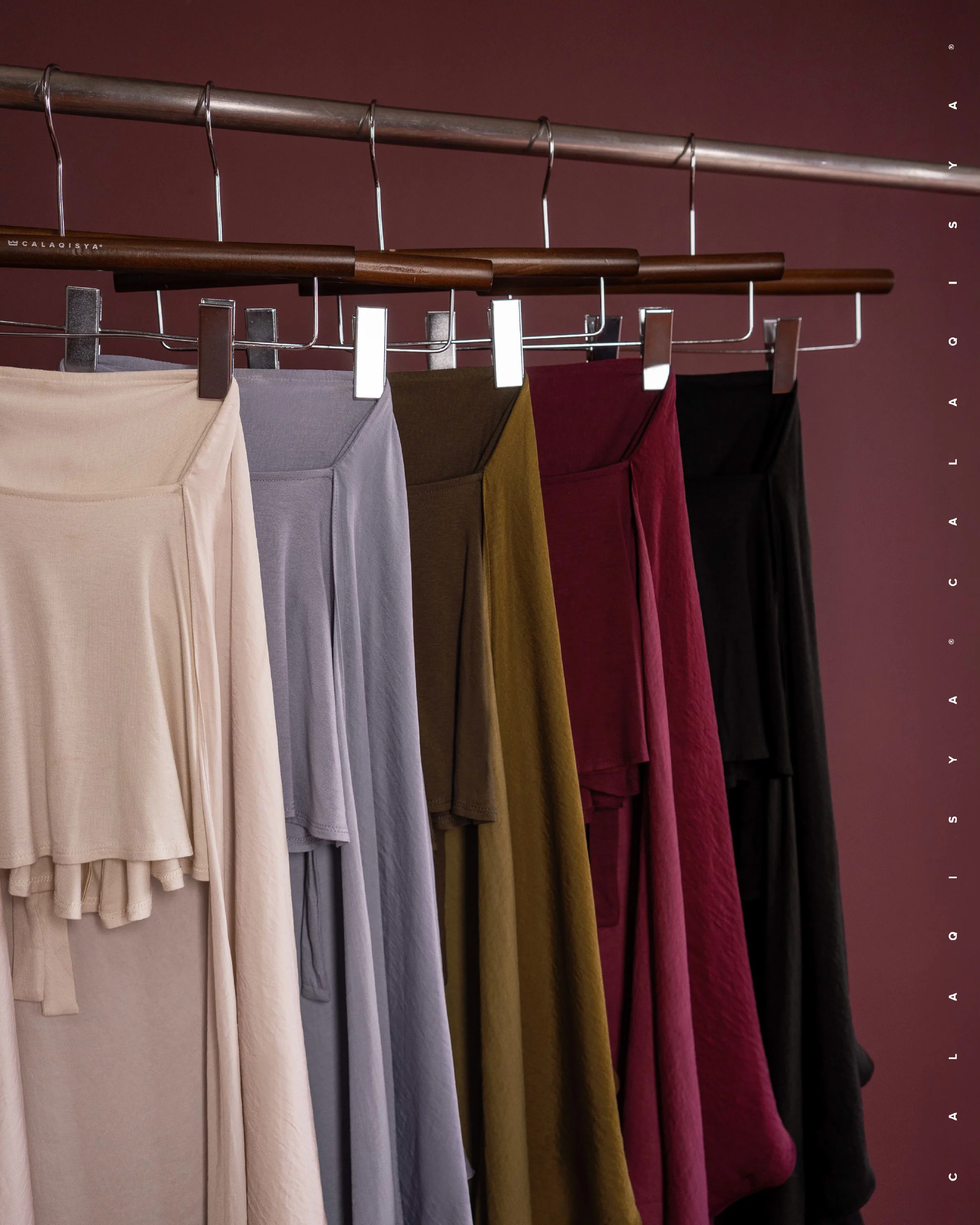 HAJJA TIE BACK FULL UNDERSCARF (M) IN SEPIA - Image 3