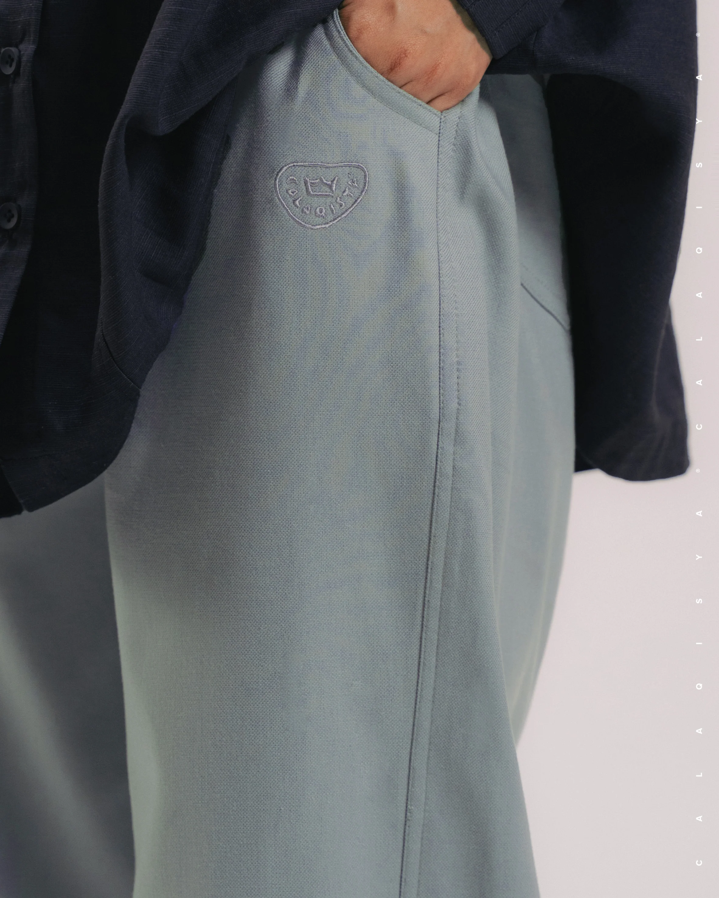 KENNY PANTS 2.0 IN PEARL BLUE - Image 3