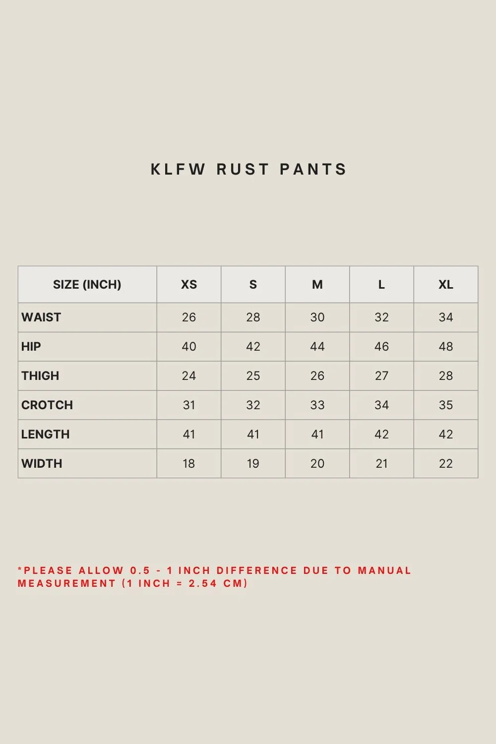 KLFW RUST PANTS IN BLACK - Image 5
