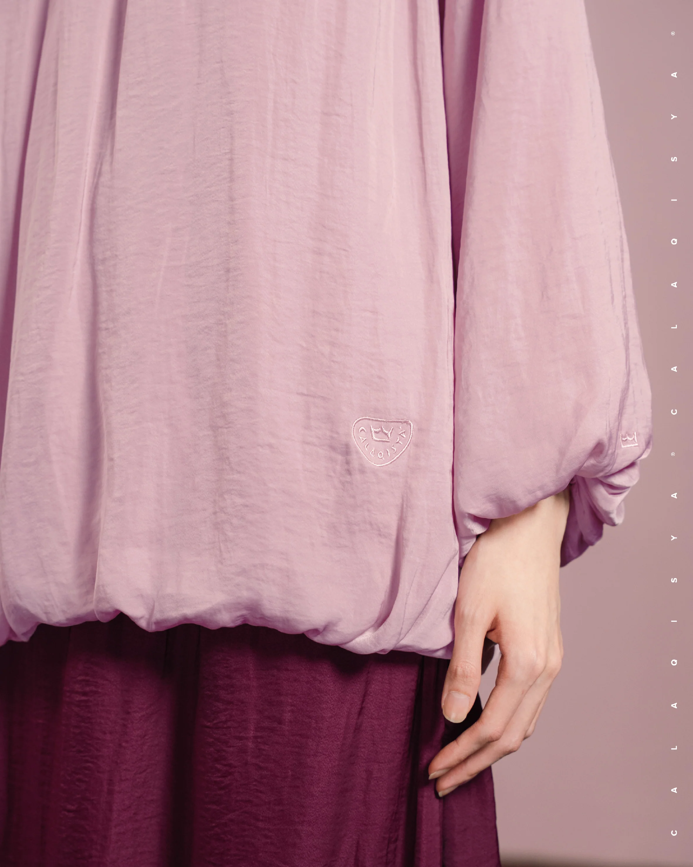 LAUREL BUBBLE TOP IN PASTEL LAVENDER - Image 3