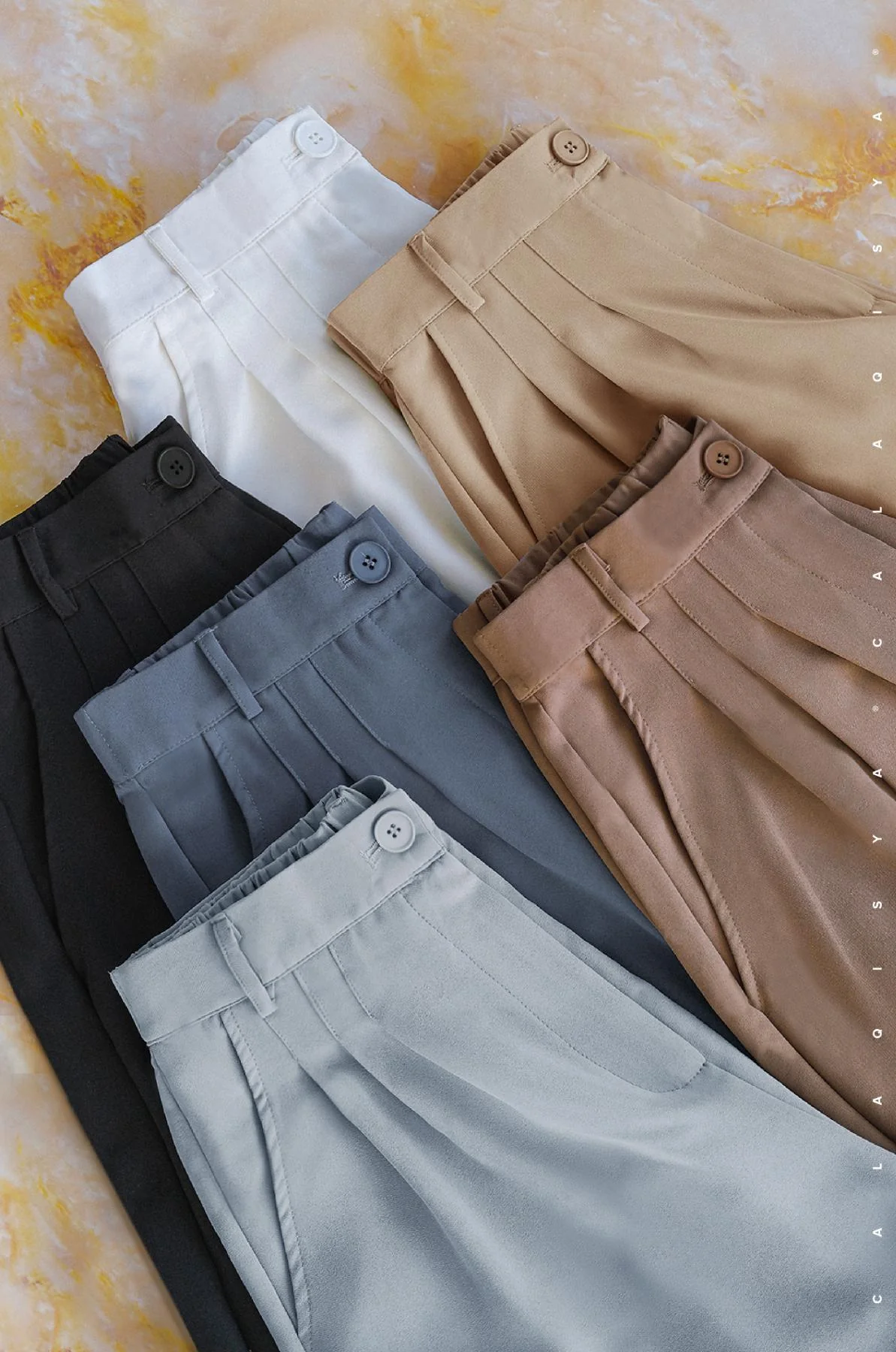 MEI PANTS IN BLUE FOG - Image 3