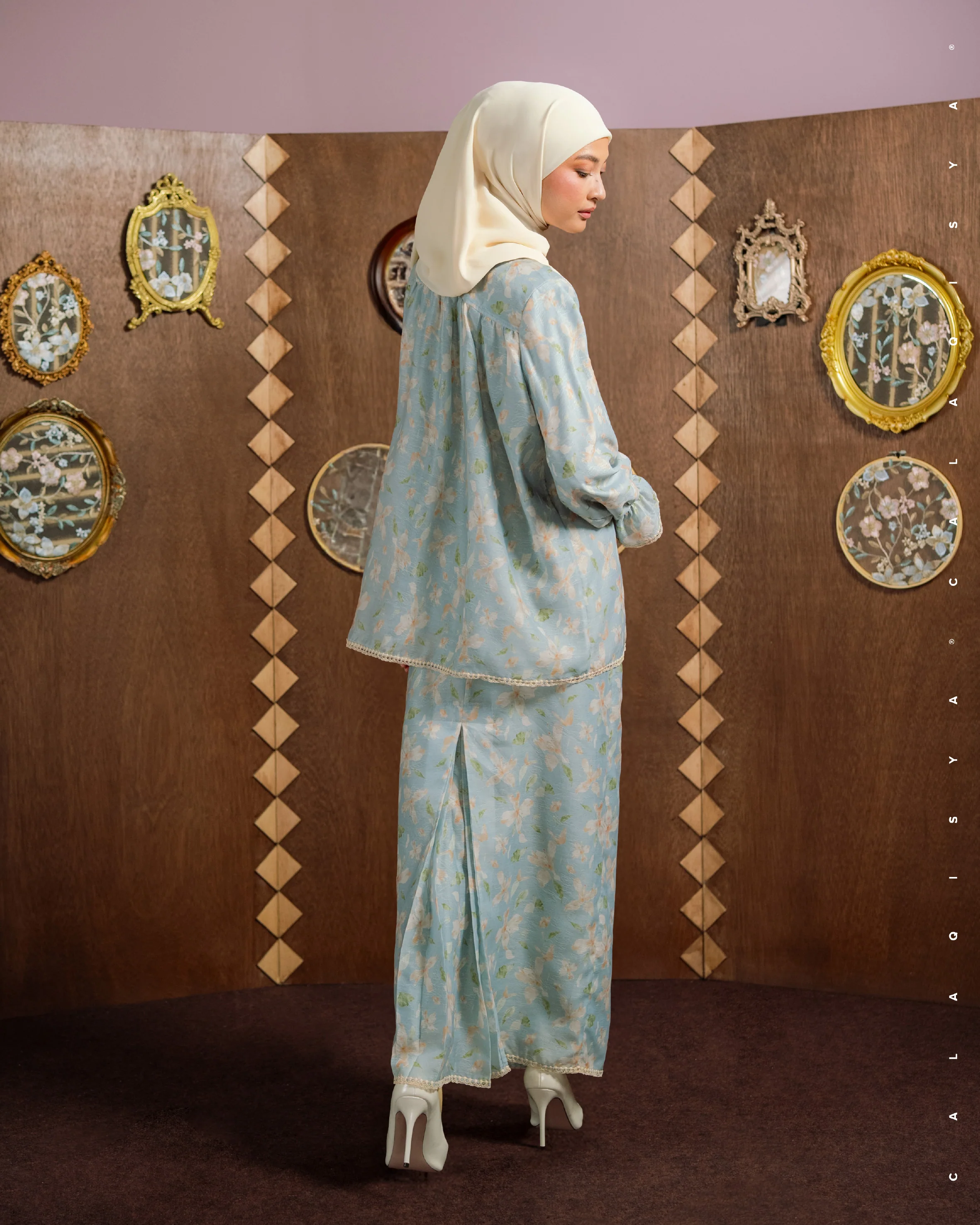 RAHAA IN STARLIGHT BLUE (FULLY LINED) - Image 3