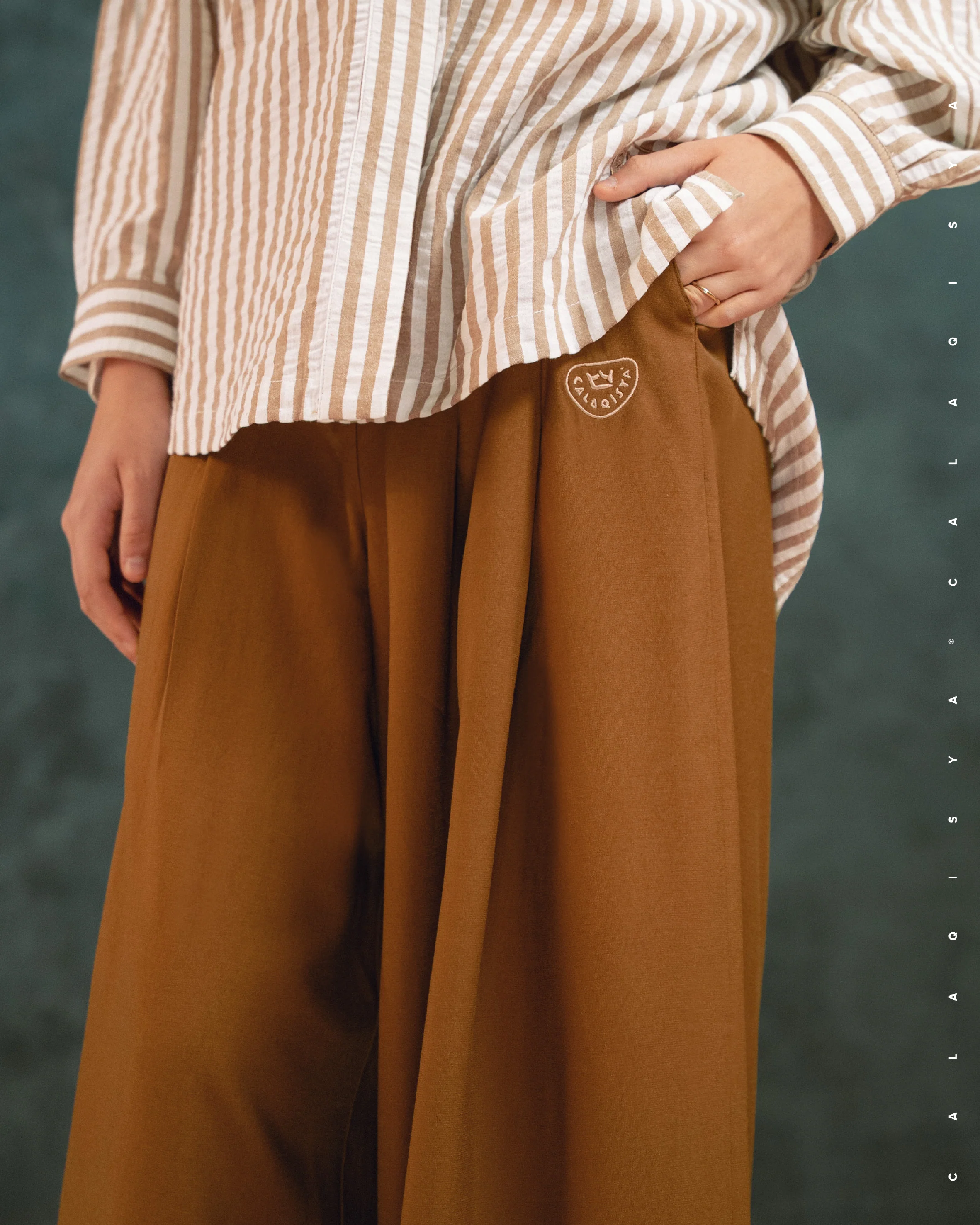 RAINFALL PANTS IN RUSTIC BROWN - Image 3