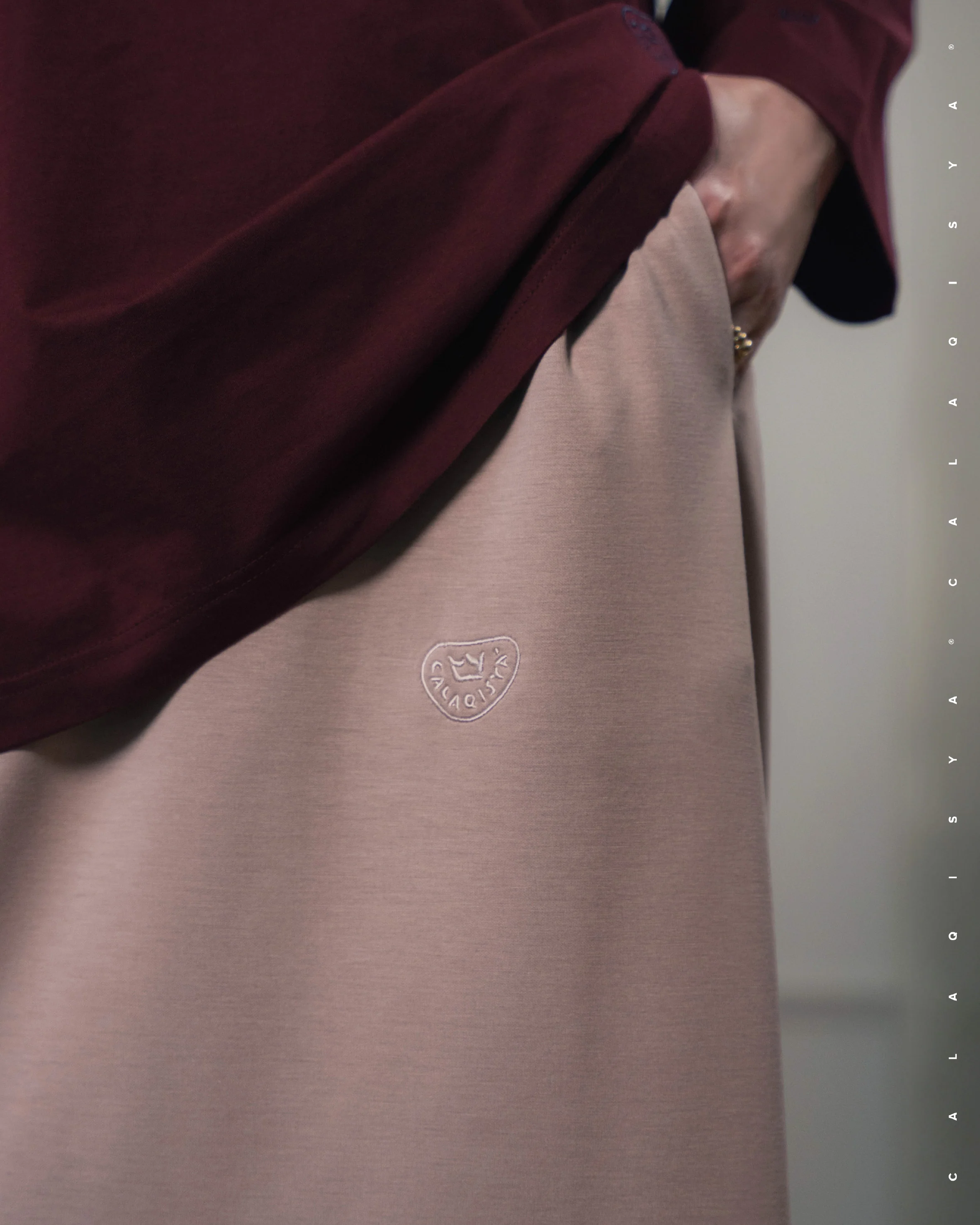 RUSH BREEN SKIRT IN BLEACHED MAUVE - Image 4