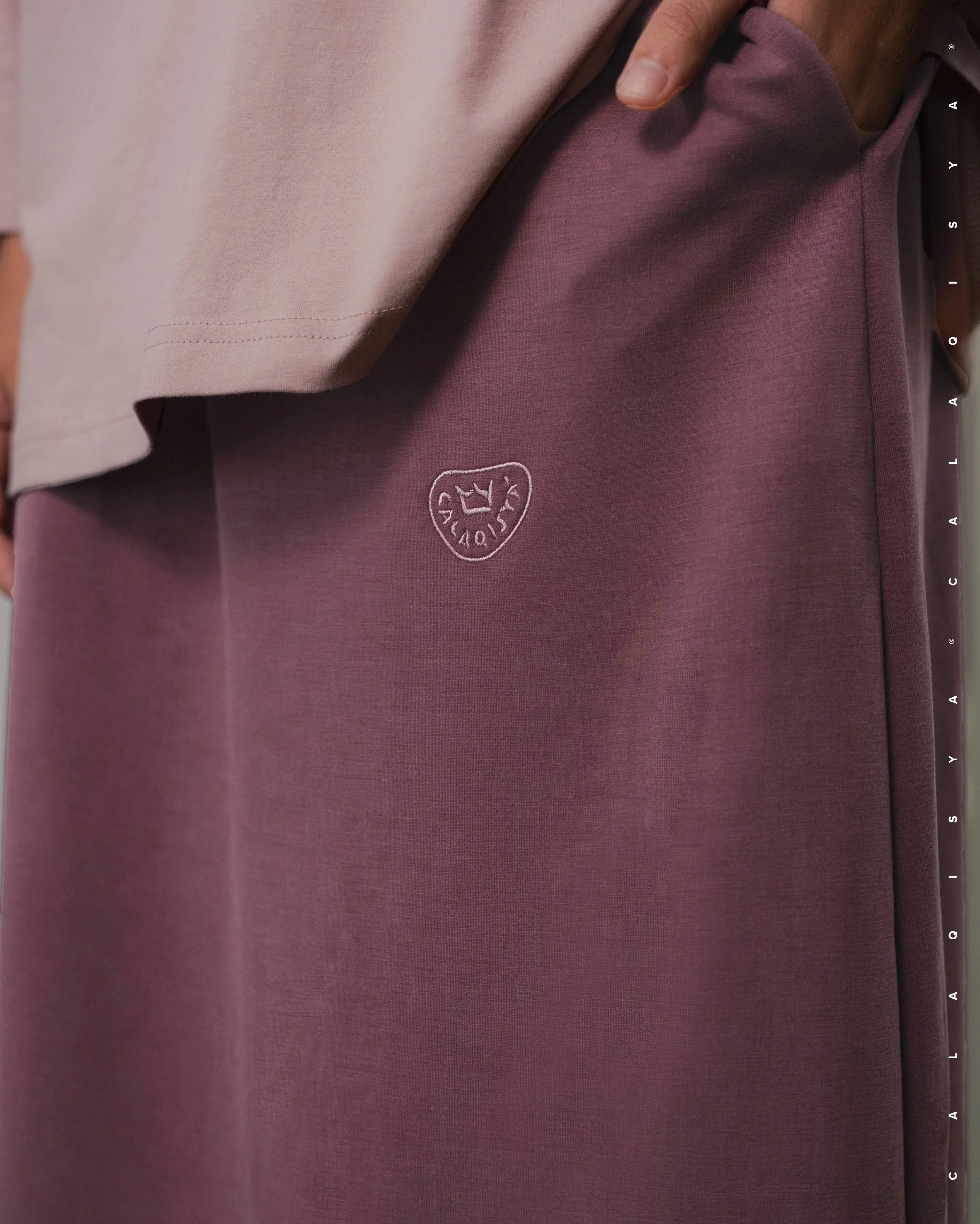 RUSH BREEN SKIRT IN CRUSHED BERRY - Image 3