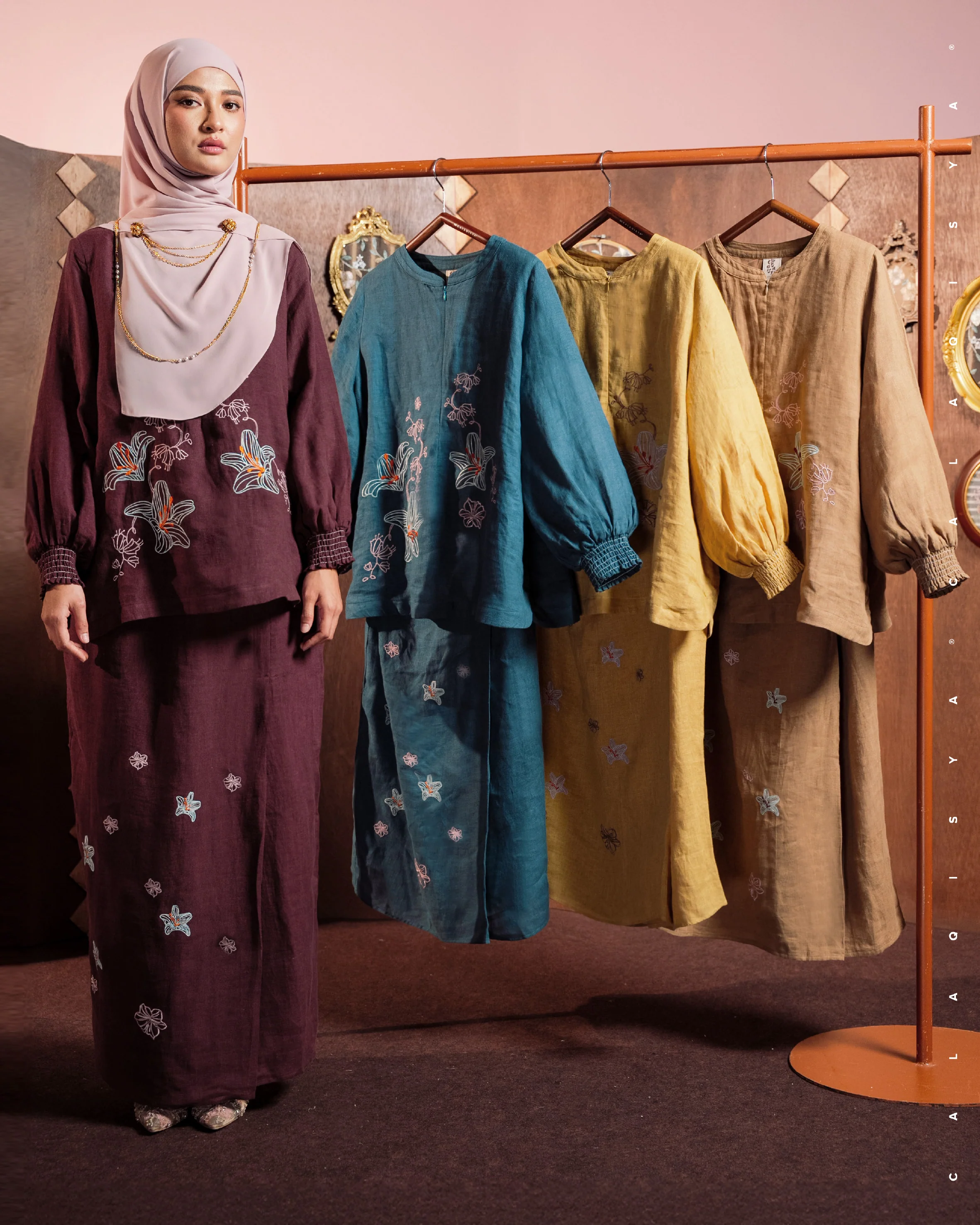 SORAYA (100% LINEN) IN FIG - Image 5